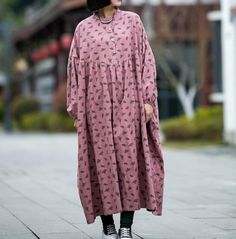 Autumn Maxi Dress, Oversized Dresses, Bat Sleeves Dress, Boho Long Dress, Maxi Dress Vintage, Kaftan Dresses, Vintage Long Dress, Boho Dresses Long, Maxi Dresses Fall