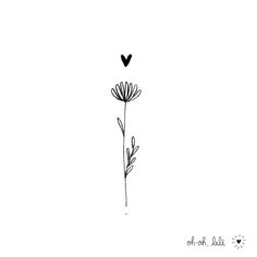 letícia heger // oh-oh, lelê ♥ Fibro Fatigue, Oh Oh, Illustration Botanique, White Drawing, Pola Sulam, Mini Drawings, Little Tattoos, Flower Doodles, Black And White Drawing