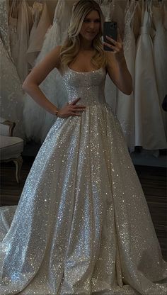 Shiny Wedding Dress, Straps Wedding Dress, Stunning Prom Dresses, Summer White, Grad Dresses, Gowns Online