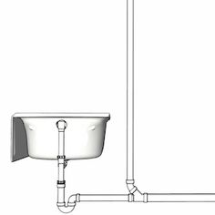 a drawing of a bathroom sink and toilet paper dispenser attached to the wall