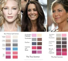 Best Makeup - Light Summer Best Lighting For Makeup, Summer Color Palettes, Summer Eyeshadow