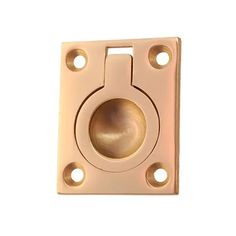 Restorers Classic Flush Mount Ring Pull Pocket Doors, Cabinet Hardware, Flush Mount, Solid Brass, Doors, Brass, Ring, Design