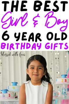 These are the best of the best when it comes to 6 year old gift ideas. #6yearoldbirthdaygiftgirl #6yearoldboybirthdaygiftideas Best Girl, Girl And Boy, Birthday Presents, Cool Girl