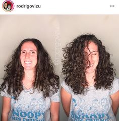 Art Parody, Curly Hair, Curly Hair Styles, T Shirts For Women, Hair Styles, Hair, Women's Top, Beauty, Instagram