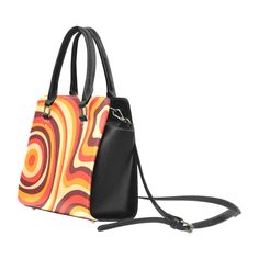 Classic Shoulder Handbag Type: High-grade PU leather, 11.22"(L) x 4.72"(W) x 9.84"(H), Two Sides Printing 24.27 Oz. Designed for fashion women and girls, stylish and personalized. Made from high-grade PU leather. Lined interior features backwall zippered, large capacity. Double handles, removable and adjustable shoulder strap. Single zippered top closure. Dimensions: 11.22"(L) x 4.72"(W) x 9.84"(H). Vintage Bags With Adjustable Strap For Fall, Vintage Crossbody Bag For Fall, Retro Everyday Rectangular Shoulder Bag, Retro Rectangular Shoulder Bag For Everyday, Retro Black Satchel For Daily Use, Retro Square Shoulder Bag With Large Capacity, Retro Rectangular Shoulder Bag With Large Capacity, Retro Black Shoulder Bag With Top Handle, Retro Black Top Handle Shoulder Bag