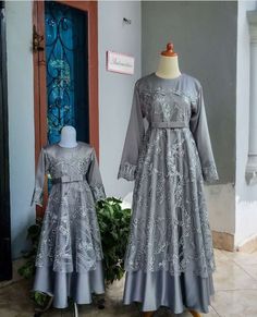 Gaun Brokat Dresses Muslim, Gamis Brukat Muslim, Dres Brukat, Muslim Kids Fashion