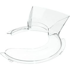 a clear plastic chair on a white background