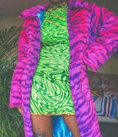 Tomorrowland Music Festival, Tiger Jacket, Rave Aesthetic, Neon Rave, Pink Tiger, Festival Jacket, Rave Fashion