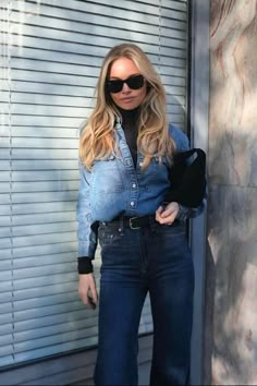 17 Chic Business Casual Outfits to Elevate Your Work Wardrobe Denim Business Casual, Claire Rose Cliteur, Claire Rose, Denim Street Style, Desert Fashion, Loungewear Outfits