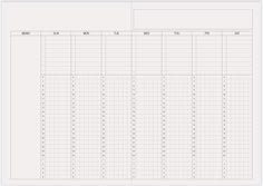 the printable timesheet is shown with numbers and lines on it, as well as