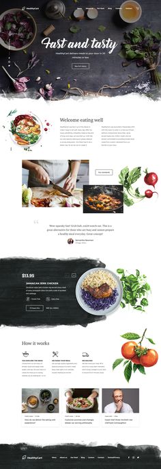 the website is designed to look like it could be used for cooking