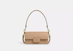 COACH® Outlet | Eliza Flap Crossbody With Leather Covered Closure Sling Bag Mini, Crossbody Coach, Sustainable Bag, Coach Outlet, Leather Cover, Belt Bag, Mini Bag, Outlet, Satchel