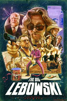 the big lebowskii movie poster