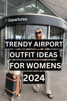 Spring 2024 Travel Outfits, Airport Shoes Women, Airport Outfit Spring 2024, 2024 Travel Outfits, Airport Outfit Summer 2024, Outfit For Airport Travel, First Class Travel Outfit, Chic Airport Outfit Classy, Airport Outfit 2024