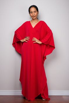 Red Kaftan Dress Kimono Caftan Dress Red Dress Women Red - Etsy Free Size V-neck Dress, Red Flowy V-neck Kaftan, Festive Red Tunic Dress, Red V-neck Free Size Kaftan, Red Flowy V-neck Dress, Festive Tunic Evening Dresses, Festive Evening Tunic Dress, Elegant Red Tunic Dress, Elegant Red V-neck Kaftan