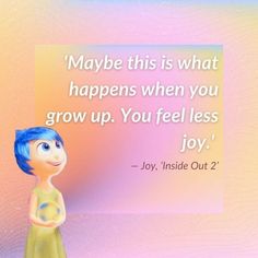 Cute Quotes From Movies, Inside Out Movie Quotes, Inside Out Quotes Disney, Inside Out 2 Quotes, Iconic Quotes From Movies, Inside Out Quotes, Struggling Quotes, Pixar Quotes, First Date Conversation