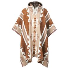 Llama Wool Unisex South American Handwoven Thick Hooded Andean Poncho – ECUALAMA South American Clothing, Outdoorsmen Style, Cowboy Accessories, Poncho Pullover, Hooded Poncho, Wool Poncho, Colour Pattern, Brown Outfit, Fabric Making