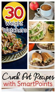 Counting Weight Watchers points? Try these Weight Watchers Crock Pot recipes with SmartPoints already calculated. Weight Watchers Crock Pot Recipes, Smart Points Recipes, Crock Pot Recipes, Smart Points, Healthy Weight