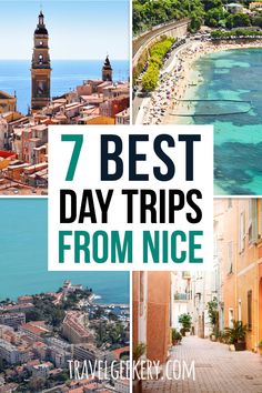 the top 7 best day trips from nice to beautiful in italy, including an italian town and