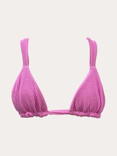 For any gal looking for an elegant, supportive top. For small and large busts. This bralette-style is adjustable and features elastic cups to keep you in place and comfortable. Mix n match with any Maheli bottom for a classic look. D E T A I L S - Fully Lined - Non-Transparent/Sheer - 80% Nylon - 20% Spandex S I Z I N G: True to Size. Available in S-2X. You can size up one if you're looking for more coverage/a relaxed fit. Wild Berry, Large Bust, Mix N Match, Bubble Gum, Classic Looks, Crochet Bikini, Bralette, Gum, Relaxed Fit