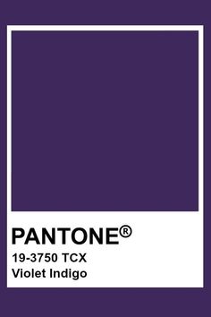 pantone's purple hue is shown in the color violet, which has been used for