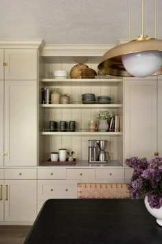 the kitchen is clean and ready to be used as a place for cooking or eating