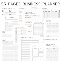 Business planner small business planner home business organizer printable customplanner #plannergoals Business Daily Planner, Business Planner Printables, Business Expense Tracker, Home Business Organization, Planner Small Business, Business Tracker, Small Business Marketing Plan, Budget Planner Free, Sales Tracker