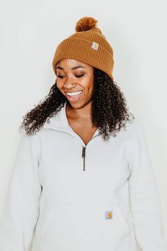 Beanie Outfit Ideas, Style A Beanie, Cc Beanies, Beanie Outfit, Carhartt Style, Going For A Walk, Busy Woman, Cc Beanie, Women's Hats