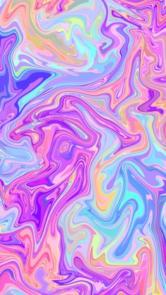 an abstract background with multicolored swirls and colors that appear to be fluid