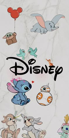 disney movie poster with many cartoon characters