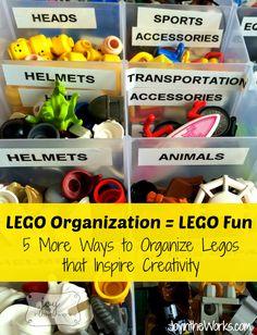 lego organization - leo fun 5 more ways to organize legos