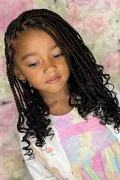 Box Braids for Kids Kids Braids Hairstyles, Braided Hairstyles Black, Kids Cornrow Hairstyles, Kids Box Braids, Black Kids Braids Hairstyles, Kid Hair, Kids Braids, Kids Curly Hairstyles