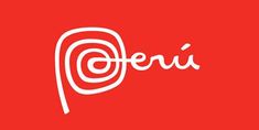 the logo for an italian restaurant called peonii, which is located in front of a red background