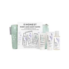 Traveling for the first time with babe? We've got you covered with The Honest Company's "Babe's Mini Must-Haves" travel essentials kit! This reusable, travel-friendly pouch has all your favorite Honest Company fam-fave minis for cleaning + soothing on the go.Traveling for the first time with babe? We've got you covered with The Honest Company's "Babe's Mini Must-Haves" travel essentials kit! This reusable, travel-friendly pouch has all your favorite Honest Company fam-fave minis for cleaning + s Baby Body Wash, Lavender Shampoo, Lavender Lotion, The Honest Company, Travel Size Toiletries, Cleansing Shampoo, Travel Size Beauty Products, Honest Company, Reusable Pouches