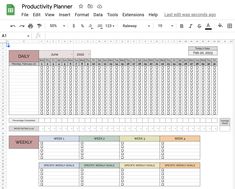 an excel spreadsheet showing the work schedule for each employee in their company's office