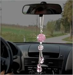 Mirror Ornaments, Hanging Pendants, Women Girl, Decorative Accessories, Interior Decorating, Mirror, Crystals