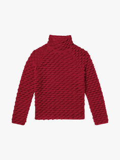 A totally unique piece of knitwear, Bottega Veneta's wool-blend mock-neck sweater is crafted to create a layered, fish-scale texture. It also has zipped side seams for when you want a more relaxed fit. Mens Red Sweater, Mock Turtleneck Sweater, Latest Sweater, Embroidered Wool, Sweater For Men, Jacquard Sweater, Fish Scale, Fish Scales, Knitwear Men