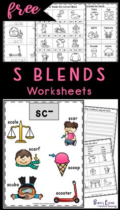 S Blends Worksheets R Blends Worksheet, R Blends Activities, S Blends Worksheets, L Blends Worksheets, R Blends Worksheets, R Blends, S Blends