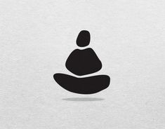 a person sitting in a lotus position on top of a white surface with the words meditation written