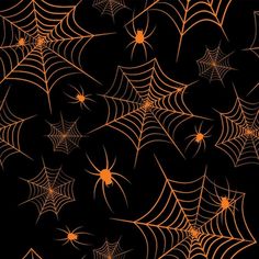 an orange spider web pattern on a black background stock photo and royalty images for halloween decorations