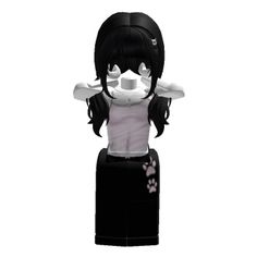 Evade Roblox Avatars R15, Kawaii Core Roblox Avatar, Female Avatar Roblox Ideas, Roblox Avatars Headless, Music Pfps, Cutecore Roblox Avatars, Roblox Female Avatar, Cute Roblox Avatar Ideas, Emo Roblox Outfits