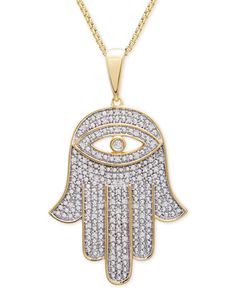 in stock Om Pendant Diamond, Om Pendant For Men, Symbolic Pendant With Diamond Eyes, Hamsa Necklace Men, Diamond Ganesh Pendant, Mens Pendant, Hamsa Hand, Fine Jewellery Necklace, Gold Plated Sterling Silver