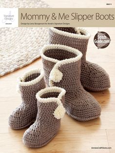 crochet patterns for baby booties and slippers in bernrocco comfort chunk