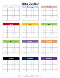 Blank Calendar Templates PDF Work Organization Printables, Free Printable Blank Calendar, Free Printable School Year Calendar 2024-2025, Sweet Quotes For Girlfriend, Yearly Calendar Template, Happy Planner Free Printable, Blank Calendar Pages, Free Printable Calendar 23-24, Planner Writing