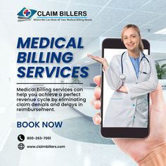 Medical billing services can help you achieve a perfect revenue cycle by eliminating claim denials and denials and delays in reimbursement. www.claimbillers.com monicar@claimbillers.com 800-263-7051 #hematology #neurology #cardiology #dermatology #endocrinology #gastroenterology #obstetrics #oncology #Pediatrics #primarycare #Hospitals #urology #MedicalCenters #primarycare #orthopedicsurgeon #emergencymedicine #medicalclinic Emergency Medicine, Cardiology, Neurology, Medical Services, Dermatology, Pediatrics, Medical