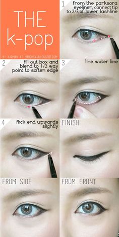 10 Ways To Wear Eyeliner for Everyday Looks | MADOKEKI beauty, skincare, style Downturned Eyeliner, Makeup Ideas Eyeliner, 10 Ways To Wear, Shimmer Makeup, Cosplay Tutorial, Asian Eyes