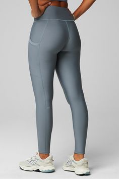 Cold Weather High-Waisted Pocket Legging Fabletics Stormcloud female Activewear >> Womens >> Bottoms >> Leggings >> Full Length regular Training External Pockets Cold Weather Leggings, Female Activewear, Job Clothes, Compression Clothing, Gym Stuff, Hot Jeans, Active Leggings, Pocket Leggings, Athletic Wear