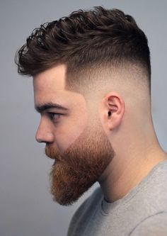 Fade Haircut With Beard, Faded Beard Styles, Beard Haircut, Latest Haircuts, Men Haircut Styles, Cool Hairstyles For Men, Beard Styles For Men, Mens Haircuts Fade