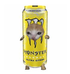 a yellow can with an image of a mouse on it