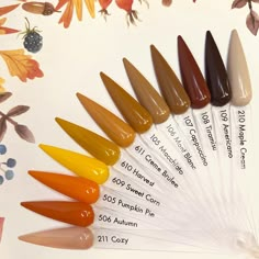 Fall Nails Colours, Fall Design Nails Short, Fall Mustard Nails, Autumn Yellow Nails, Yellow Brown Nails, Early Fall Nails 2023, Mustard Yellow Nails Fall, Solid Nail Color Ideas Fall, Thanksgiving Color Nails